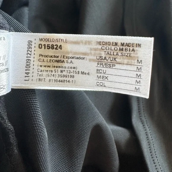 NWT Leonisa Women’s PowerSlim Secret Sculpting 2-Way Tank in black, size Medium. - Picture 13 of 14